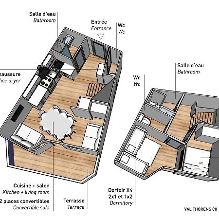 Nazca C8 Apartment Val Thorens Ngoại thất bức ảnh